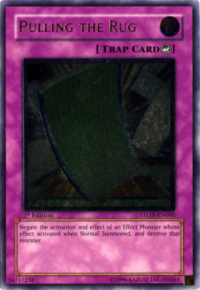 Pulling the Rug (UTR) [STON-EN060] Ultimate Rare | Jomio and Rueliete's Cards and Comics