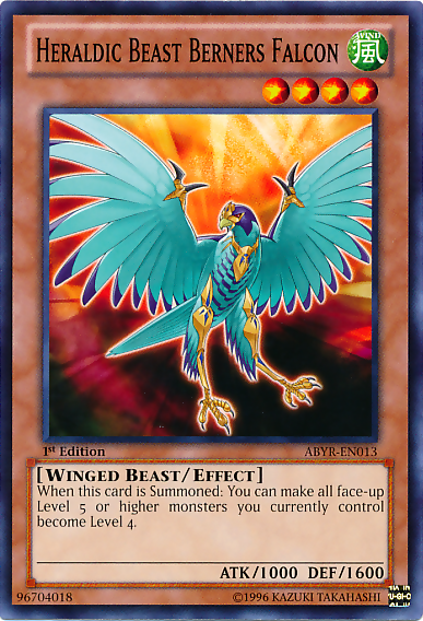 Heraldic Beast Berners Falcon [ABYR-EN013] Common | Jomio and Rueliete's Cards and Comics