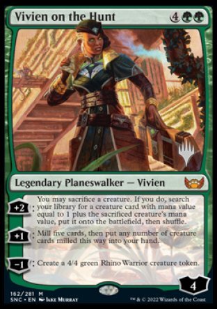 Vivien on the Hunt (Promo Pack) [Streets of New Capenna Promos] | Jomio and Rueliete's Cards and Comics