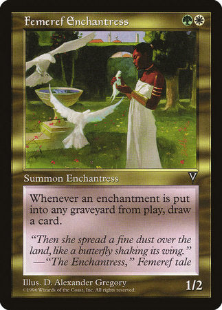 Femeref Enchantress [Visions] | Jomio and Rueliete's Cards and Comics