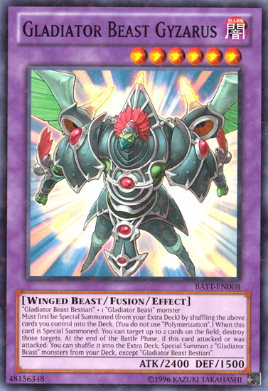 Gladiator Beast Gyzarus [BATT-EN008] Starfoil Rare | Jomio and Rueliete's Cards and Comics