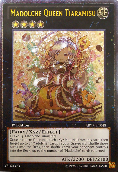 Madolche Queen Tiaramisu (UTR) [ABYR-EN048] Ultimate Rare | Jomio and Rueliete's Cards and Comics