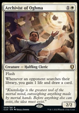 Archivist of Oghma [Commander Legends: Battle for Baldur's Gate] | Jomio and Rueliete's Cards and Comics
