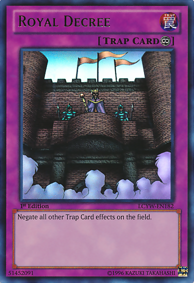 Royal Decree [LCYW-EN182] Ultra Rare | Jomio and Rueliete's Cards and Comics