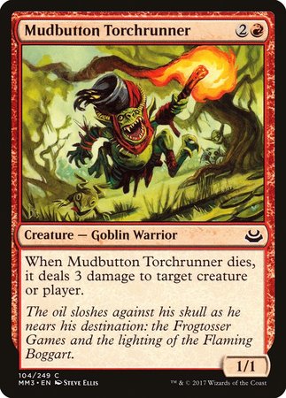 Mudbutton Torchrunner [Modern Masters 2017] | Jomio and Rueliete's Cards and Comics