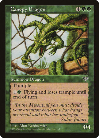 Canopy Dragon [Mirage] | Jomio and Rueliete's Cards and Comics