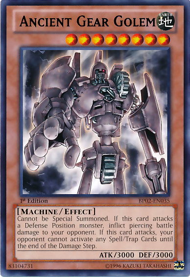 Ancient Gear Golem [BP02-EN035] Mosaic Rare | Jomio and Rueliete's Cards and Comics