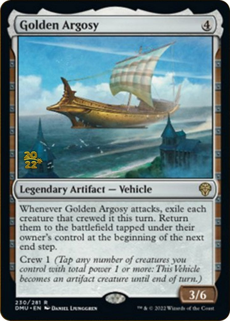 Golden Argosy [Dominaria United Prerelease Promos] | Jomio and Rueliete's Cards and Comics