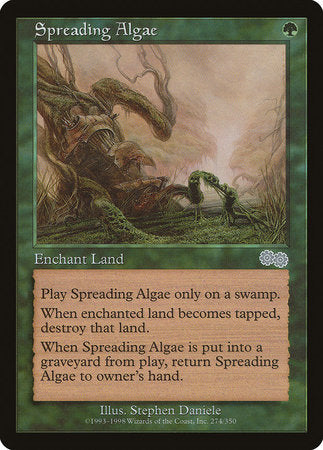 Spreading Algae [Urza's Saga] | Jomio and Rueliete's Cards and Comics