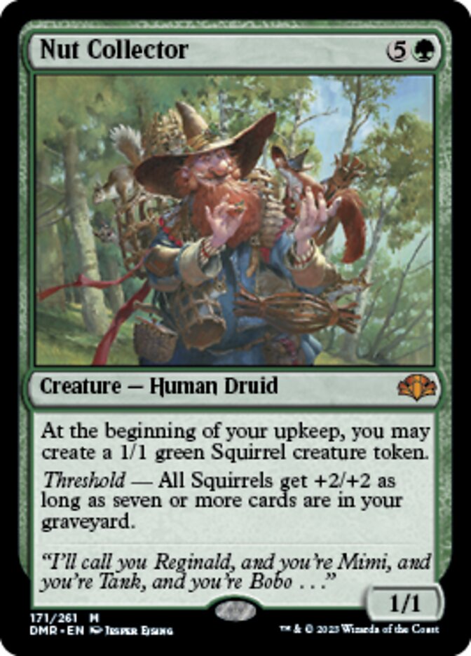 Nut Collector [Dominaria Remastered] | Jomio and Rueliete's Cards and Comics
