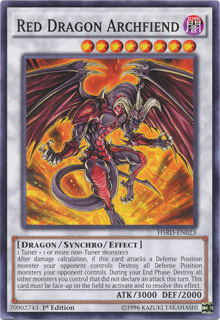 Red Dragon Archfiend [HSRD-EN023] Common | Jomio and Rueliete's Cards and Comics
