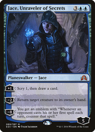 Jace, Unraveler of Secrets [Shadows over Innistrad] | Jomio and Rueliete's Cards and Comics