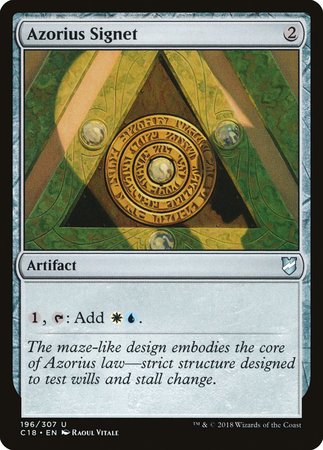 Azorius Signet [Commander 2018] | Jomio and Rueliete's Cards and Comics