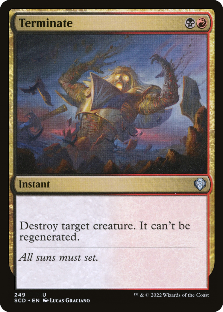 Terminate [Starter Commander Decks] | Jomio and Rueliete's Cards and Comics
