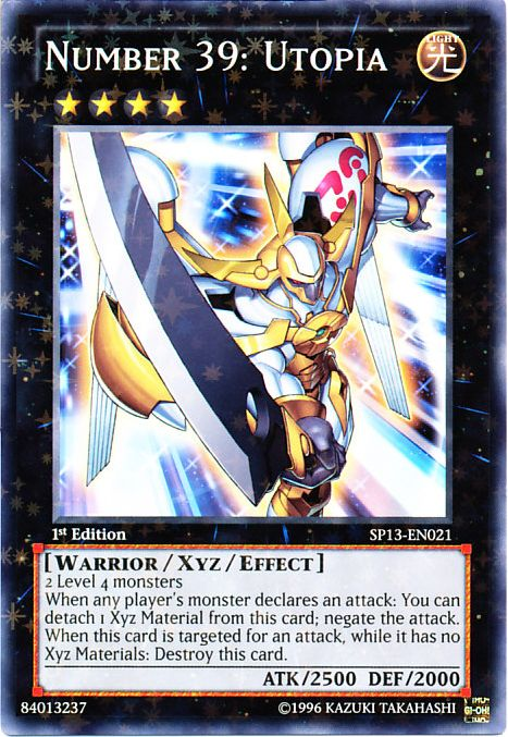 Number 39: Utopia [SP13-EN021] Starfoil Rare | Jomio and Rueliete's Cards and Comics