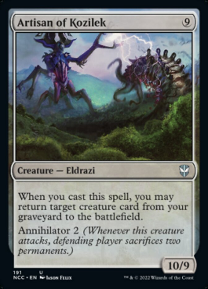 Artisan of Kozilek [Streets of New Capenna Commander] | Jomio and Rueliete's Cards and Comics