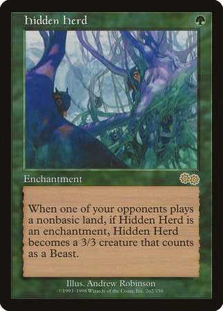Hidden Herd [Urza's Saga] | Jomio and Rueliete's Cards and Comics