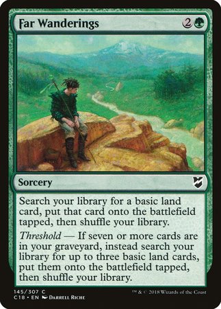 Far Wanderings [Commander 2018] | Jomio and Rueliete's Cards and Comics