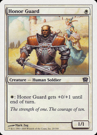 Honor Guard [Ninth Edition] | Jomio and Rueliete's Cards and Comics
