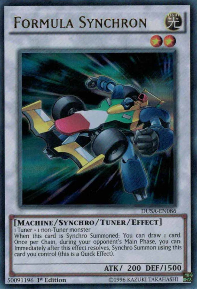 Formula Synchron [DUSA-EN086] Ultra Rare | Jomio and Rueliete's Cards and Comics