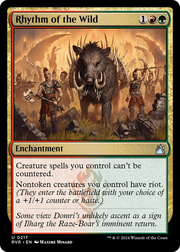 Rhythm of the Wild [Ravnica Remastered] | Jomio and Rueliete's Cards and Comics
