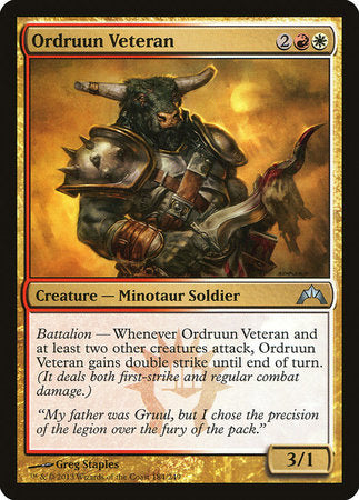Ordruun Veteran [Gatecrash] | Jomio and Rueliete's Cards and Comics
