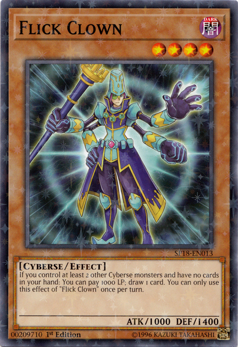 Flick Clown (Starfoil) [SP18-EN013] Starfoil Rare | Jomio and Rueliete's Cards and Comics