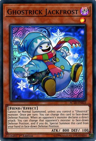 Ghostrick Jackfrost [AC18-EN003] Super Rare | Jomio and Rueliete's Cards and Comics