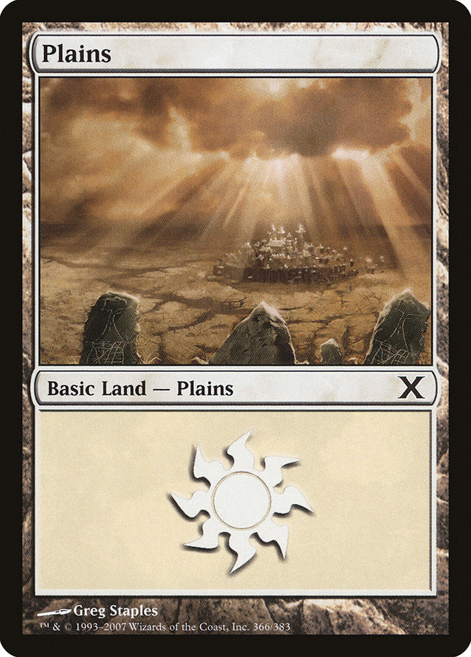 Plains (366) [Tenth Edition] | Jomio and Rueliete's Cards and Comics
