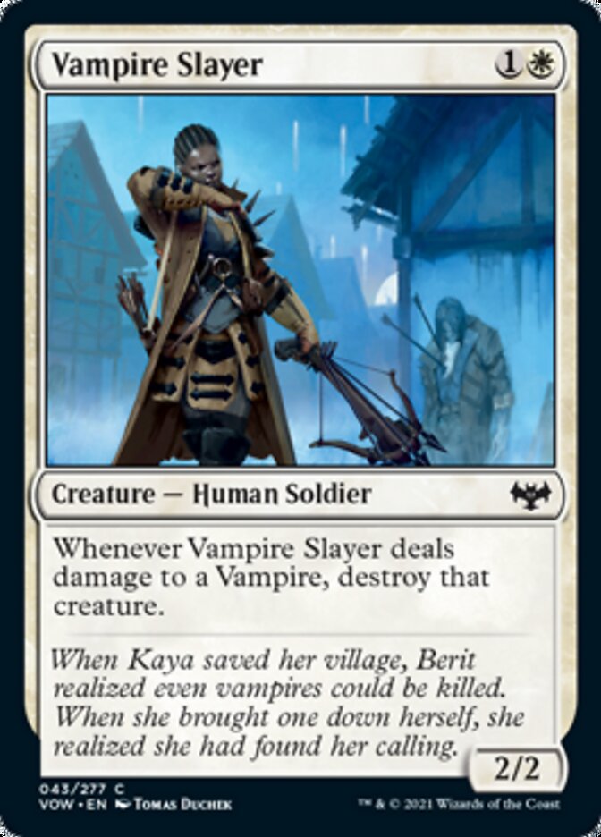 Vampire Slayer [Innistrad: Crimson Vow] | Jomio and Rueliete's Cards and Comics