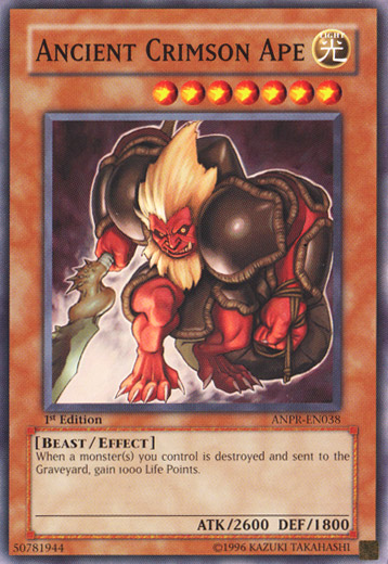 Ancient Crimson Ape [ANPR-EN038] Common | Jomio and Rueliete's Cards and Comics