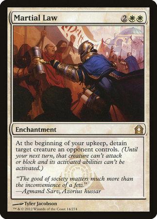 Martial Law [Return to Ravnica] | Jomio and Rueliete's Cards and Comics