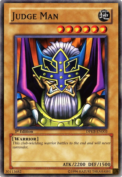 Judge Man [DPKB-EN003] Common | Jomio and Rueliete's Cards and Comics