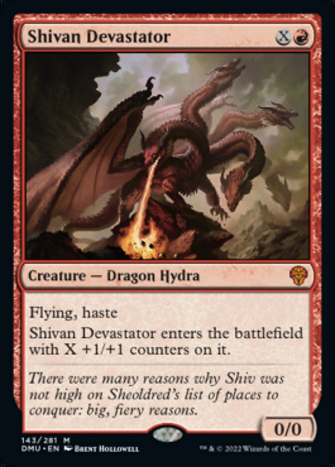 Shivan Devastator [Dominaria United] | Jomio and Rueliete's Cards and Comics