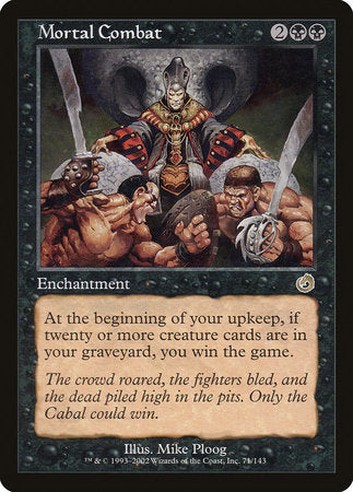Mortal Combat [Torment] | Jomio and Rueliete's Cards and Comics