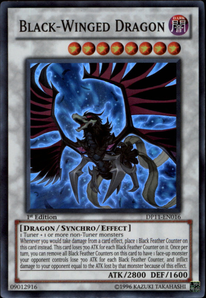 Black-Winged Dragon [DP11-EN016] Super Rare | Jomio and Rueliete's Cards and Comics