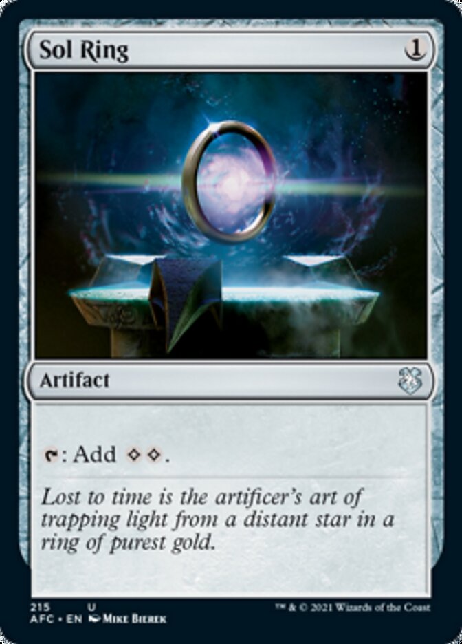 Sol Ring [Dungeons & Dragons: Adventures in the Forgotten Realms Commander] | Jomio and Rueliete's Cards and Comics
