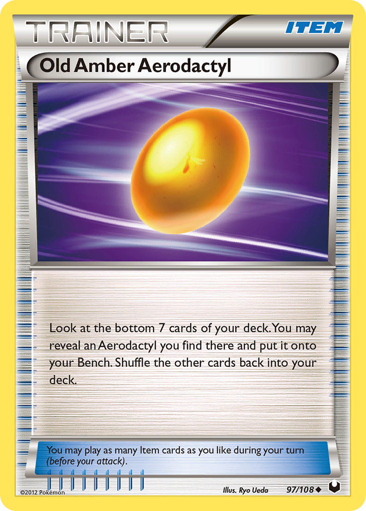 Old Amber Aerodactyl (97/108) [Black & White: Dark Explorers] | Jomio and Rueliete's Cards and Comics