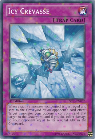 Icy Crevasse [SP13-EN037] Starfoil Rare | Jomio and Rueliete's Cards and Comics