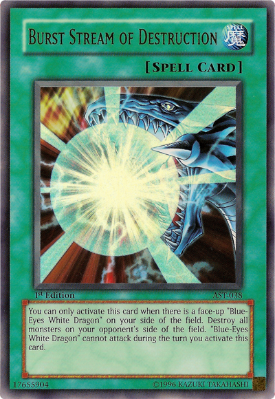 Burst Stream of Destruction [AST-038] Ultra Rare | Jomio and Rueliete's Cards and Comics