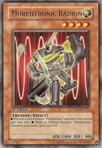 Morphtronic Radion [CSOC-EN011] Rare | Jomio and Rueliete's Cards and Comics