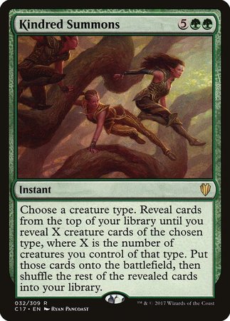 Kindred Summons [Commander 2017] | Jomio and Rueliete's Cards and Comics