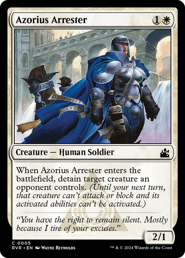 Azorius Arrester [Ravnica Remastered] | Jomio and Rueliete's Cards and Comics