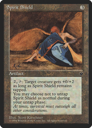 Spirit Shield [Fallen Empires] | Jomio and Rueliete's Cards and Comics