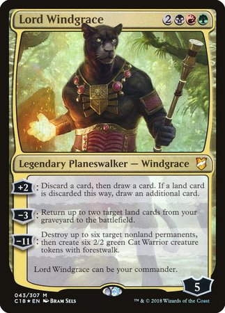 Lord Windgrace [Commander 2018] | Jomio and Rueliete's Cards and Comics