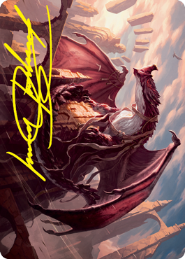 Velomachus Lorehold Art Card (Gold-Stamped Signature) [Strixhaven: School of Mages Art Series] | Jomio and Rueliete's Cards and Comics