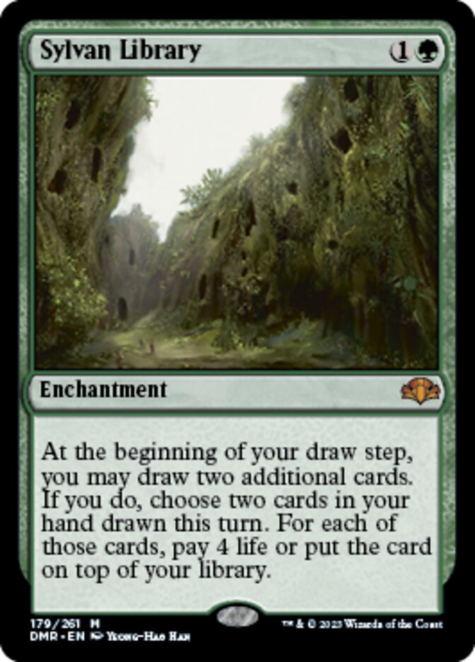 Sylvan Library [Dominaria Remastered] | Jomio and Rueliete's Cards and Comics