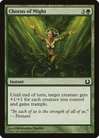 Chorus of Might [Return to Ravnica] | Jomio and Rueliete's Cards and Comics