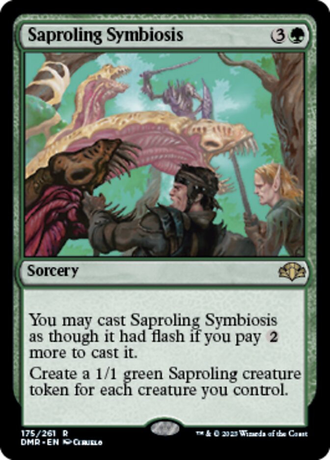 Saproling Symbiosis [Dominaria Remastered] | Jomio and Rueliete's Cards and Comics