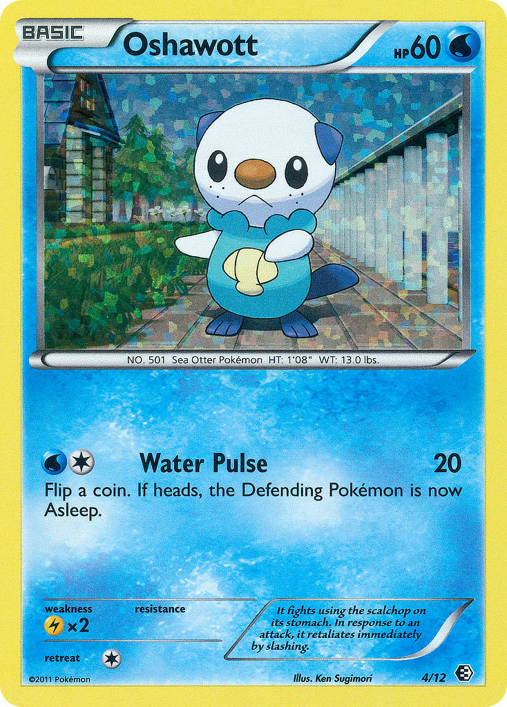 Oshawott (4/12) [McDonald's Promos: 2011 Collection] | Jomio and Rueliete's Cards and Comics